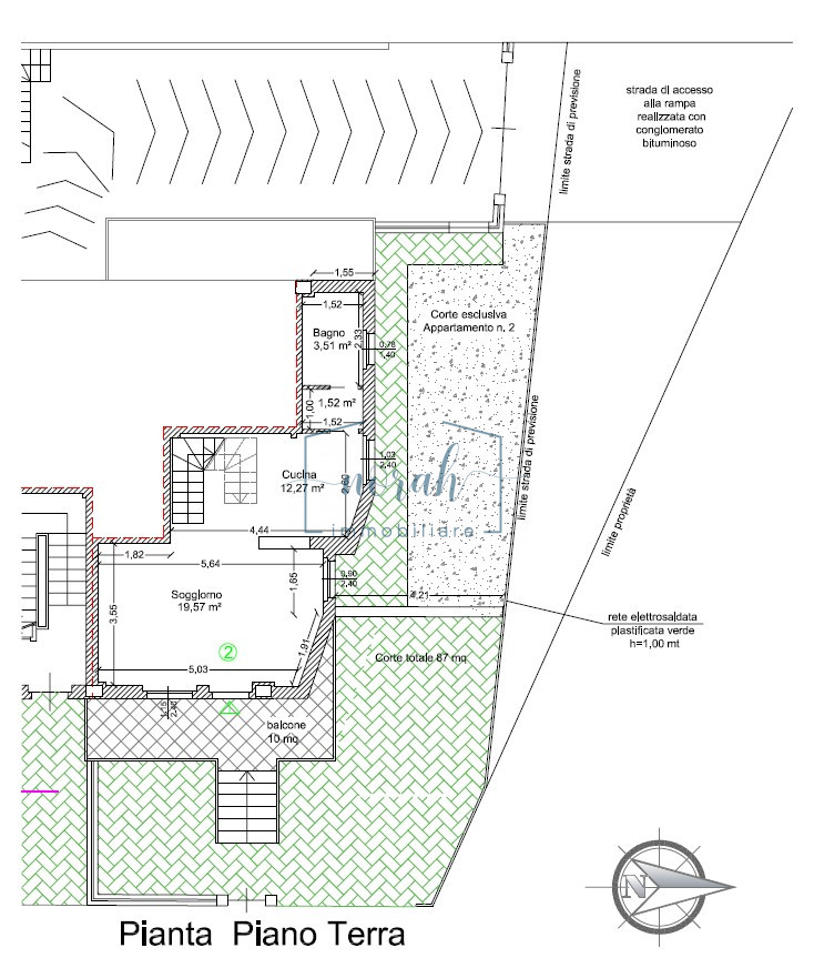 SOLUZIONE CIELO TERRA IN VENDITA- FERMO, QUARTIERE SAN MICHELE- codice di rif. FMM27